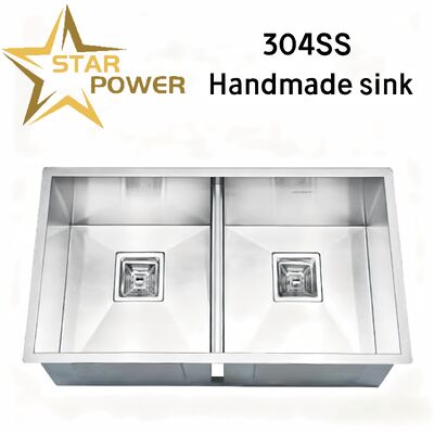 ποιότητας  Soundproof & Anti-Condensation Double Bowl Kitchen Sink εργοστάσιο