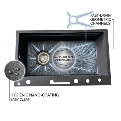 Καλή τιμή 29 Inch Corner Kitchen Sink SUS304 Double Bowl 18 Gauge with Drainboard σε απευθείας σύνδεση