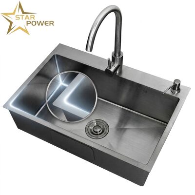 Καλή τιμή 20 Inch Drop-In Single Bowl Bar Kitchen Sink SUS304 20 Gauge with Basket Strainer σε απευθείας σύνδεση