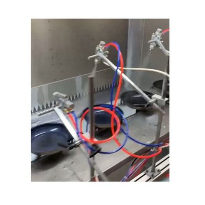 Καλή τιμή Βιομηχανική αυτόματη μηχανή ζωγραφικής ψεκασμού για την παραγωγή ISO Μαγειρικά σκεύη επικυρωμένη σε απευθείας σύνδεση