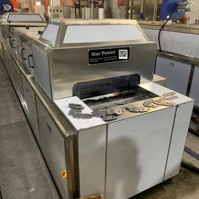 Καλή τιμή Προσαρμοσμένη γραμμή παραγωγής εξοπλισμού καθαρισμού και στεγνώματος από ανοξείδωτο χάλυβα τύπου ψεκασμού σε απευθείας σύνδεση