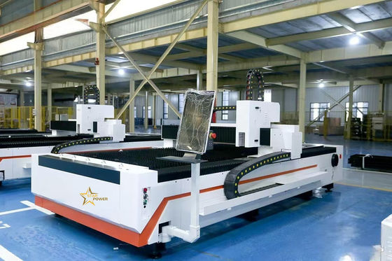 Μεγάλη υψηλής ισχύος 3KW ακριβής μηχανή CNC laser cutting sheet metal