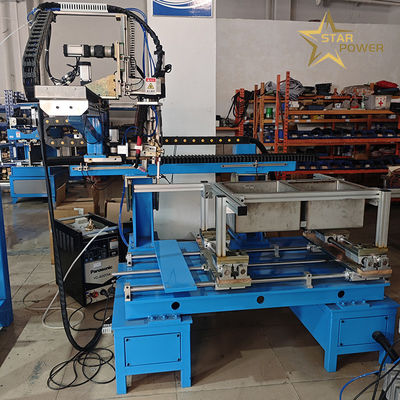 Μεγάλη μηχανή συγκόλλησης επιφάνειας CNC υψηλής απόδοσης για συγκόλληση πάνελ από μεταλλικό ανοξείδωτο χάλυβα