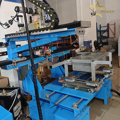 Μεγάλη μηχανή συγκόλλησης επιφάνειας CNC υψηλής απόδοσης για συγκόλληση πάνελ από μεταλλικό ανοξείδωτο χάλυβα