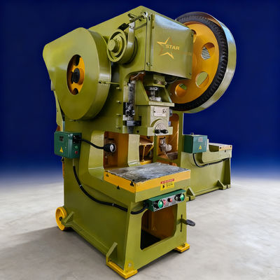 Μηχανή τρύπησης 250 τόνων J23 σειρά Μηχανικό τρύπημα με ονομαστική πίεση 400KN για τρύπα με μέταλλο