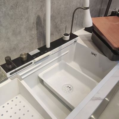 Handmade 32 Inch Large Single Bowl Undermount Kitchen Sink with Thick Gauge Stainless Steel for Durability