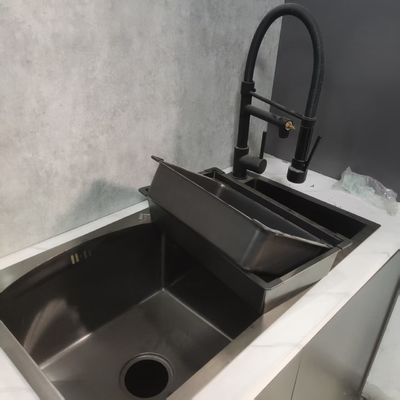 Handmade Stainless Steel Kitchen Sink with R10 Round Corner and 304/316 Food Grade Material
