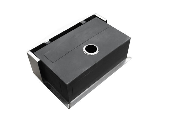 Εγχειρισμένο βουρτσισμένο 304 ανοξείδωτου χάλυβα γκαζόν με θωρακιστικό ήχο & αντι συμπύκνωση και καμπυλωτή πρόποση εμπρός σχεδιασμός