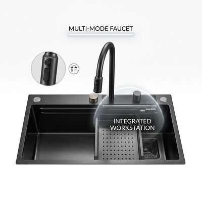 Καλή τιμή Πυροσβεστικό νεροχύτη για κουζίνα Τροφικής ποιότητας 304 SS Διπλό Κούπελο Νεροχύτη για κουζίνα Λουστρωμένο Πυροσβεστικό Νερόχύτη 900mm 250mm Βαθιά λεκάνη σε απευθείας σύνδεση