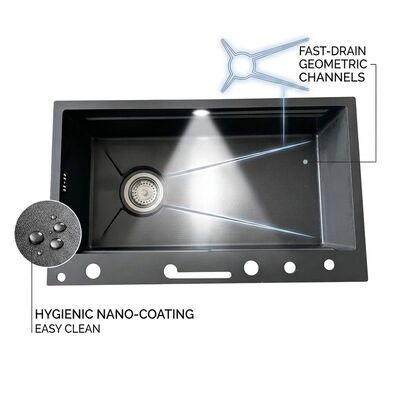 Καλή τιμή Drop-In 32x19 Double Bowl Kitchen Sink SUS304 18 Gauge with Faucet Holes σε απευθείας σύνδεση
