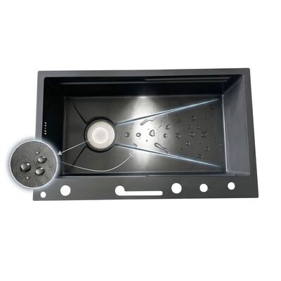 Καλή τιμή 34 Inch Undermount Double Bowl Kitchen Sink 50 50 SUS304 16 Gauge Zero Radius σε απευθείας σύνδεση