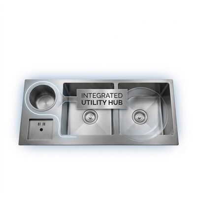 Καλή τιμή 27 Inch Undermount Single Bowl Kitchen Sink 16 Gauge with Cutting Board Set σε απευθείας σύνδεση